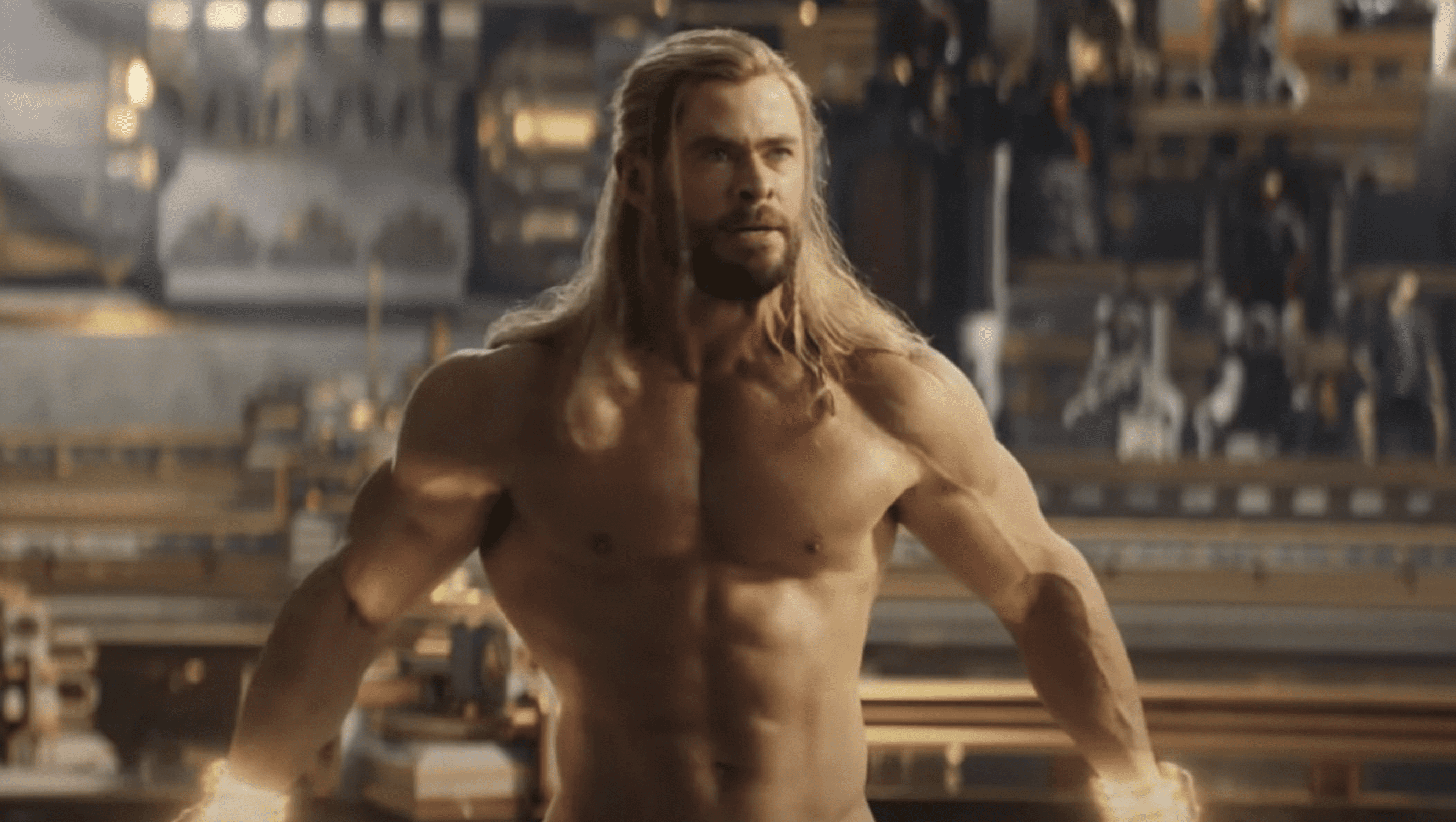 Chris Hemsworth Six Pack Abs Thor Workout